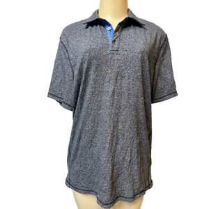 English Laundry Denim Co. Grey Short Sleeve Polo Shirt Size M